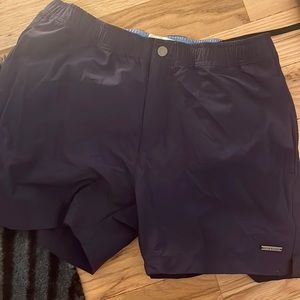 Parke and Ronen 5 Inch Navy Blue Swim Shorts Size Medium